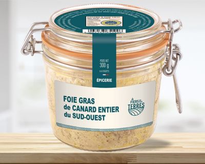 Foie gras de Canard entier du Sud-Ouest 300g, DUCS DE GASCOGNE