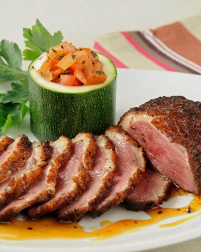 Magret de canard au piment d'Espelette, issu de canard du Sud-Ouest