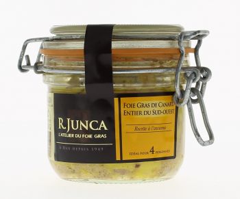 Foie gras de canard entier du Sud-Ouest recette à l'ancienne - Bocal 180 g