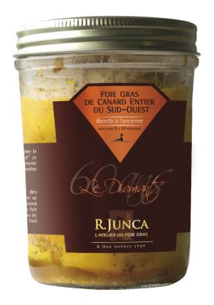 Foie gras de canard entier du Sud-Ouest recette à l'ancienne Le Diamant