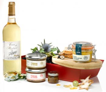 en tête à tête : coffret foie gras et pâtés pour deux