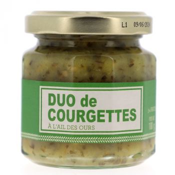 Duo de courgettes à l’ail des ours