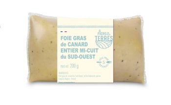Foie Gras de Canard Entier du Sud-Ouest - Mi-cuit - Sous vide 200 g
