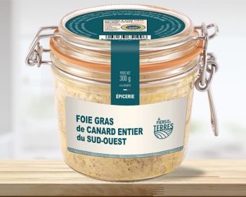 Foie Gras de Canard Entier du Sud-Ouest - Bocal 300 g