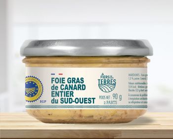 Foie Gras de Canard Entier du Sud-Ouest - Verrine 90 g