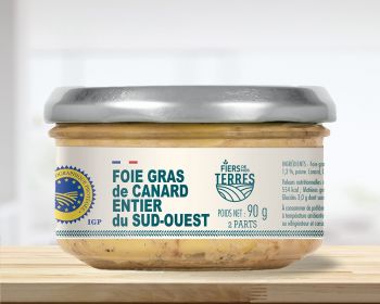 Foie gras de canard entier en semi-conserve - Foie gras Canoie