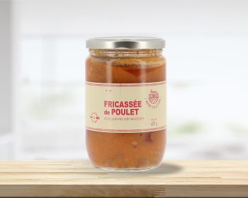 Fricassée de poulet aux queues d'écrevisses - Bocal 600 g