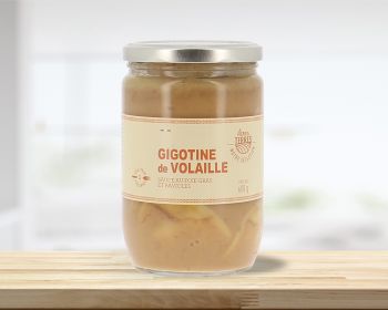 Gigotine de volaille sauce au Foie gras et ravioles - Bocal 600 g