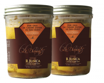 Lot Foies gras Convivialité et partage conserve - Bocal 1200 g