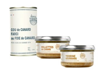Lot des entrées au foie gras