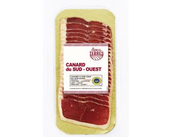 Magret de Canard du Sud-Ouest fumé tranché - Plaquette 70 g