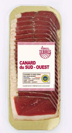 Magret de Canard du Sud-Ouest fumé tranché - Plaquette 70 g