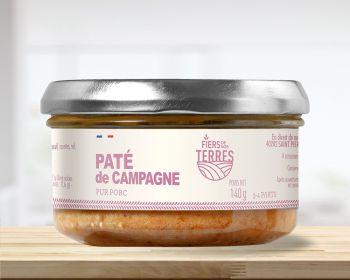 Pâté de Campagne - Pur Porc - Verrine 140 g
