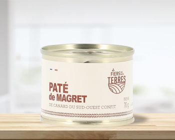 Pâté de Magret de Canard du Sud-Ouest Confit - Boîte 70 g