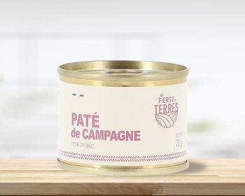 Pâté de Campagne - Pur Porc - Boîte 70 g