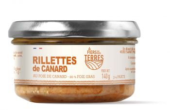 Rillettes de canard au foie de canard (20% de foie gras) - 140g