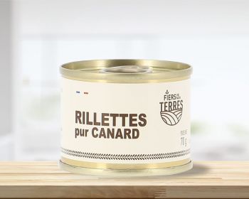 Rillettes pur canard - Boîte 70g