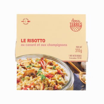 Risotto au canard et aux champignons - Cassolette 310 g