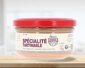 Nouveau Spécialité tartinable foie gras de canard (35%) & figue - verrine 120 g
