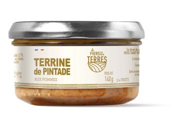 Terrine de pintade aux pommes - Verrine 140 g