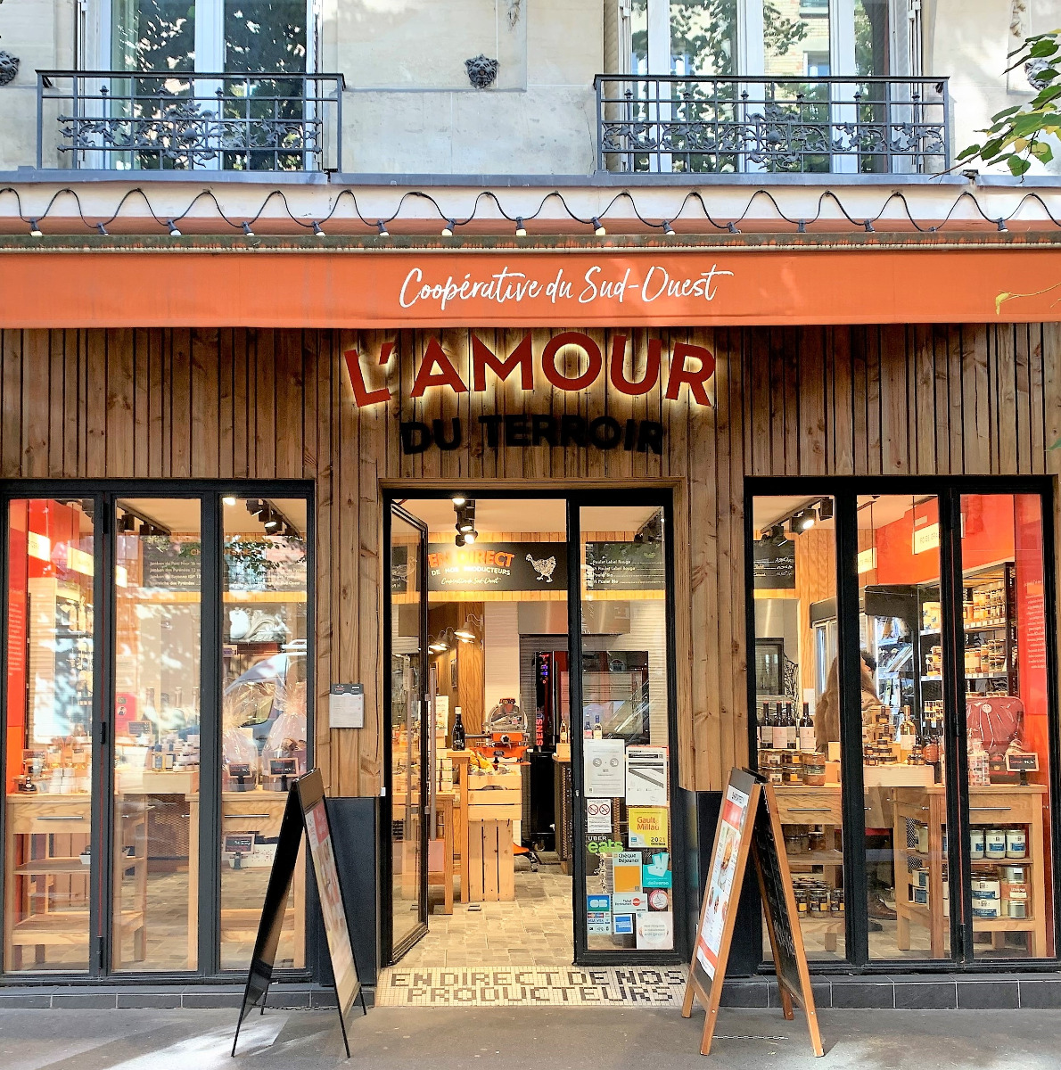 Boutique l'amour du terroir Paris