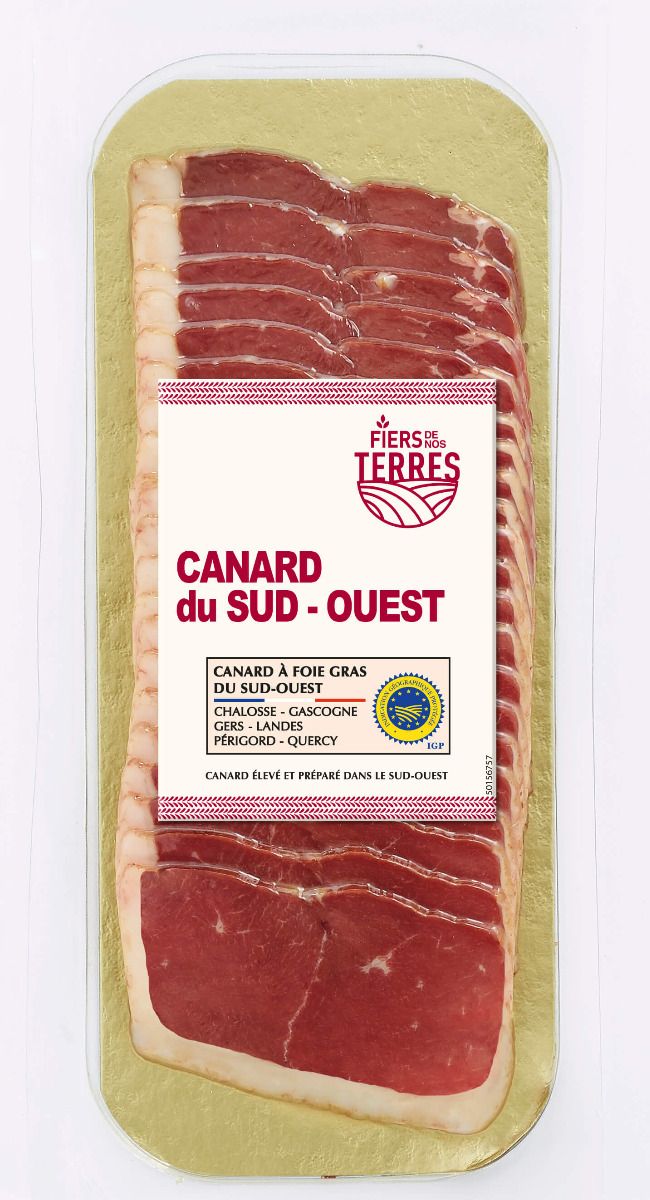 magret de canard du Sud-ouest fumé tranché